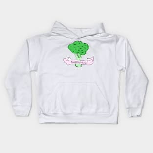 broccoli fan club Kids Hoodie